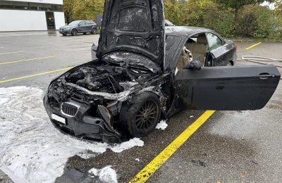 331. Fahrzeugbrand, Gennersbrunnerstrasse 63