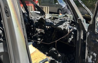 297. Fahrzeugbrand, Weinstieg