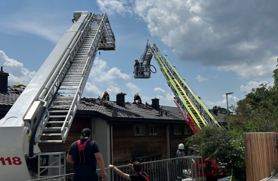 277. Brand einer PV-Anlage, Bocksrietstrasse 40
